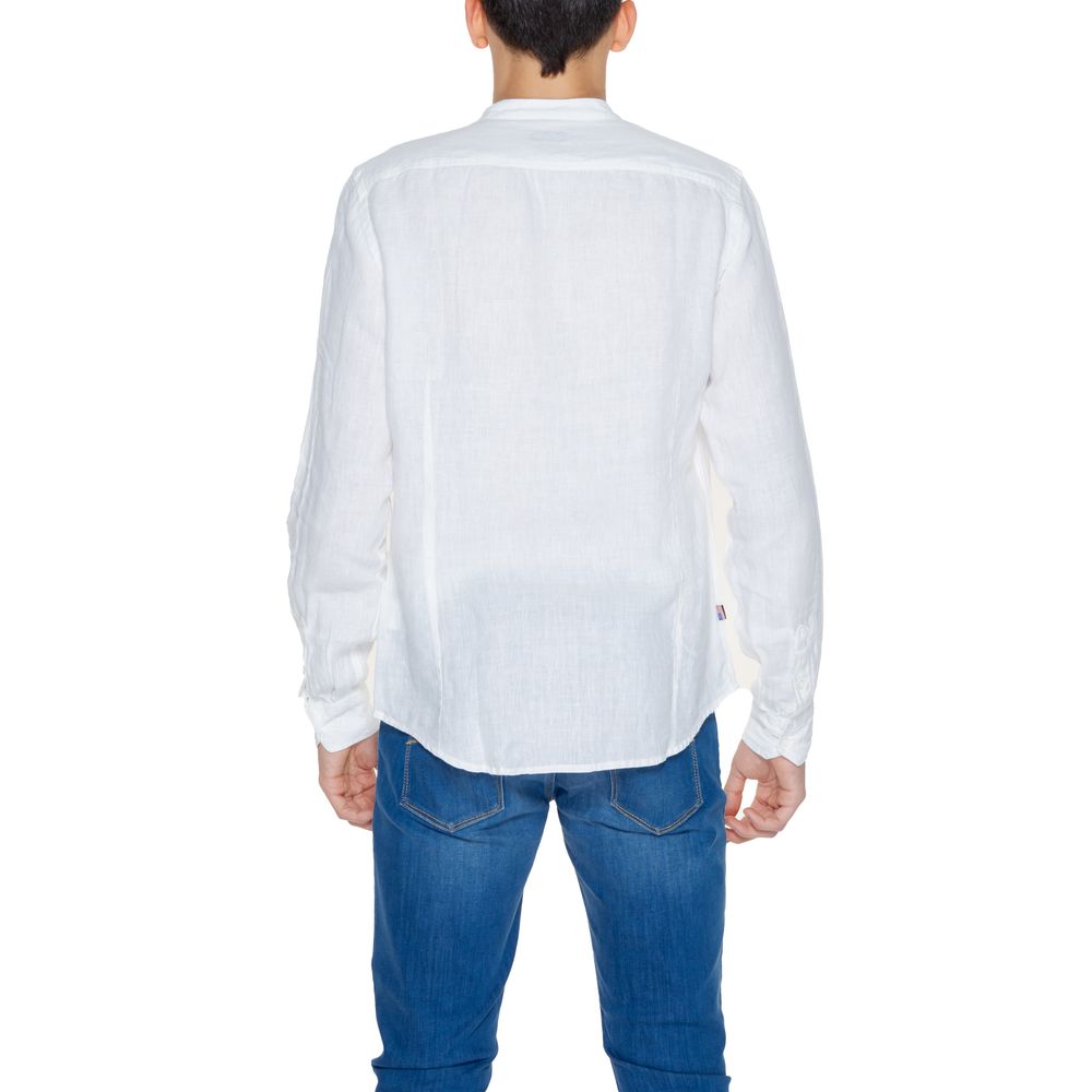 Blauer White Linen Shirt | Regal Royce
