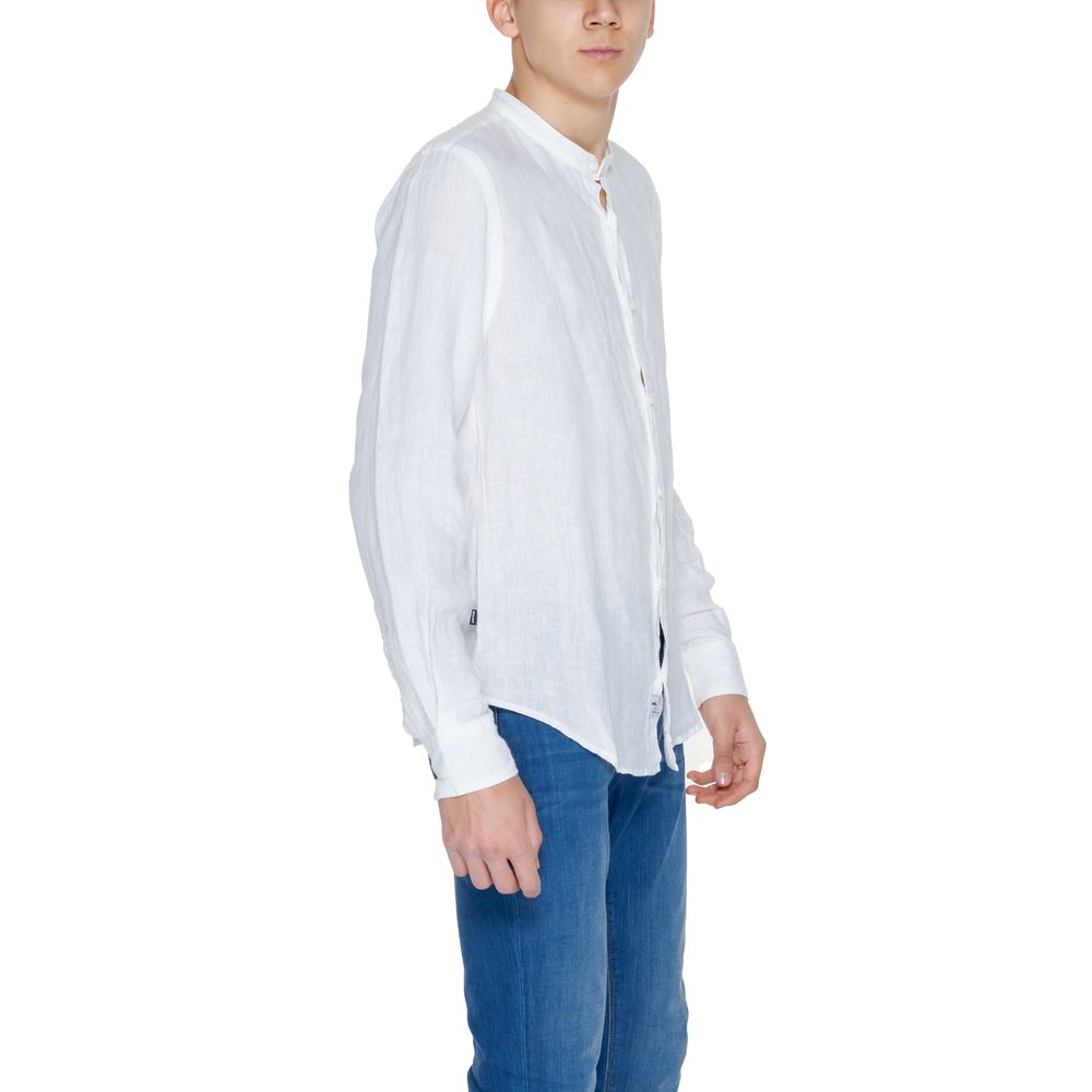 Blauer White Linen Shirt | Regal Royce