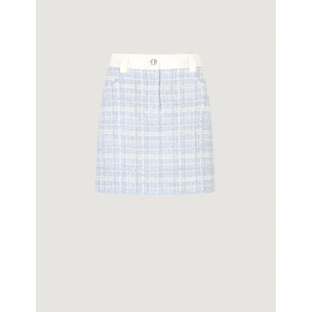 Morgan De Toi Blue Polyester Mini Skirt | Regal Royce
