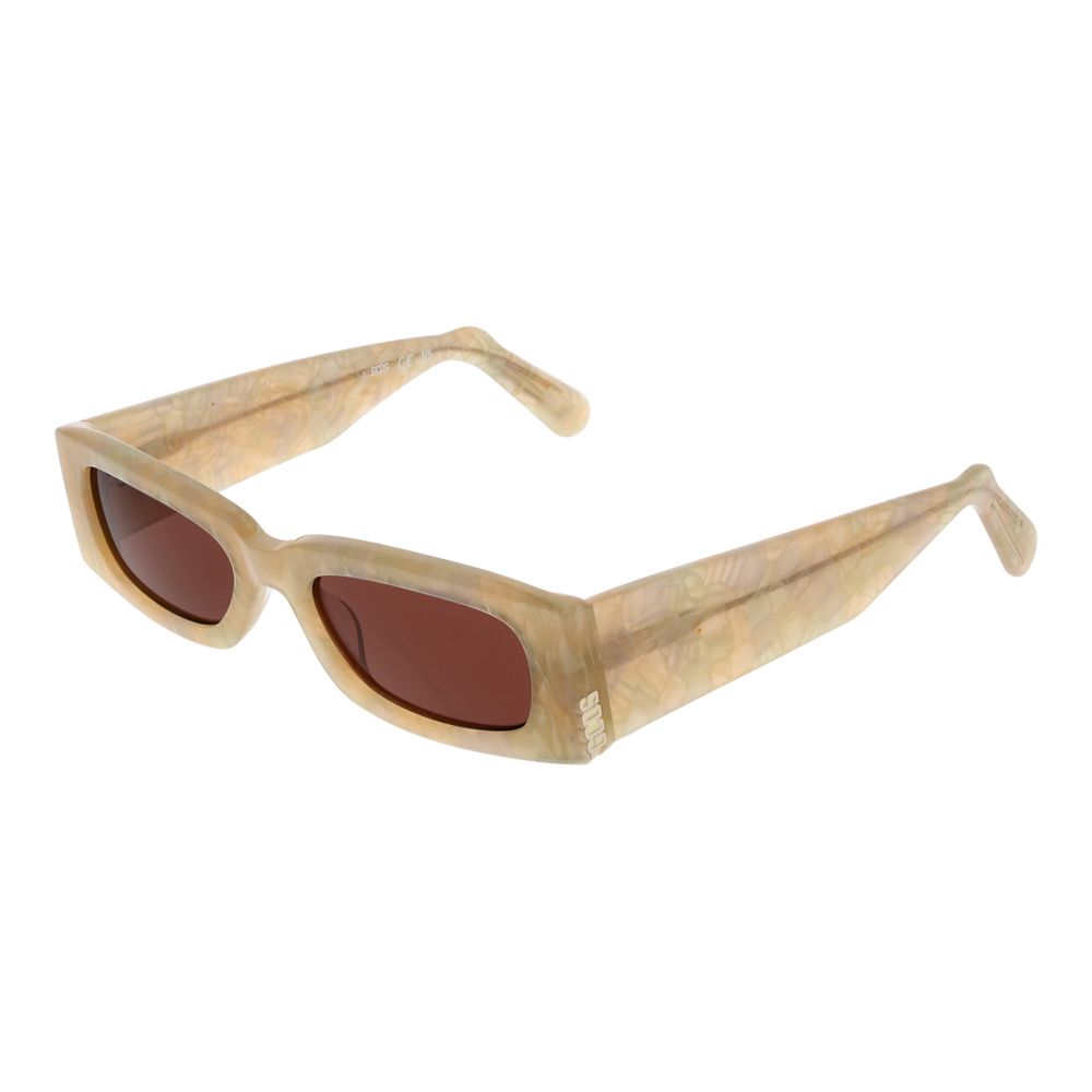 GCDS Cream Plastic Sunglasses | Regal Royce