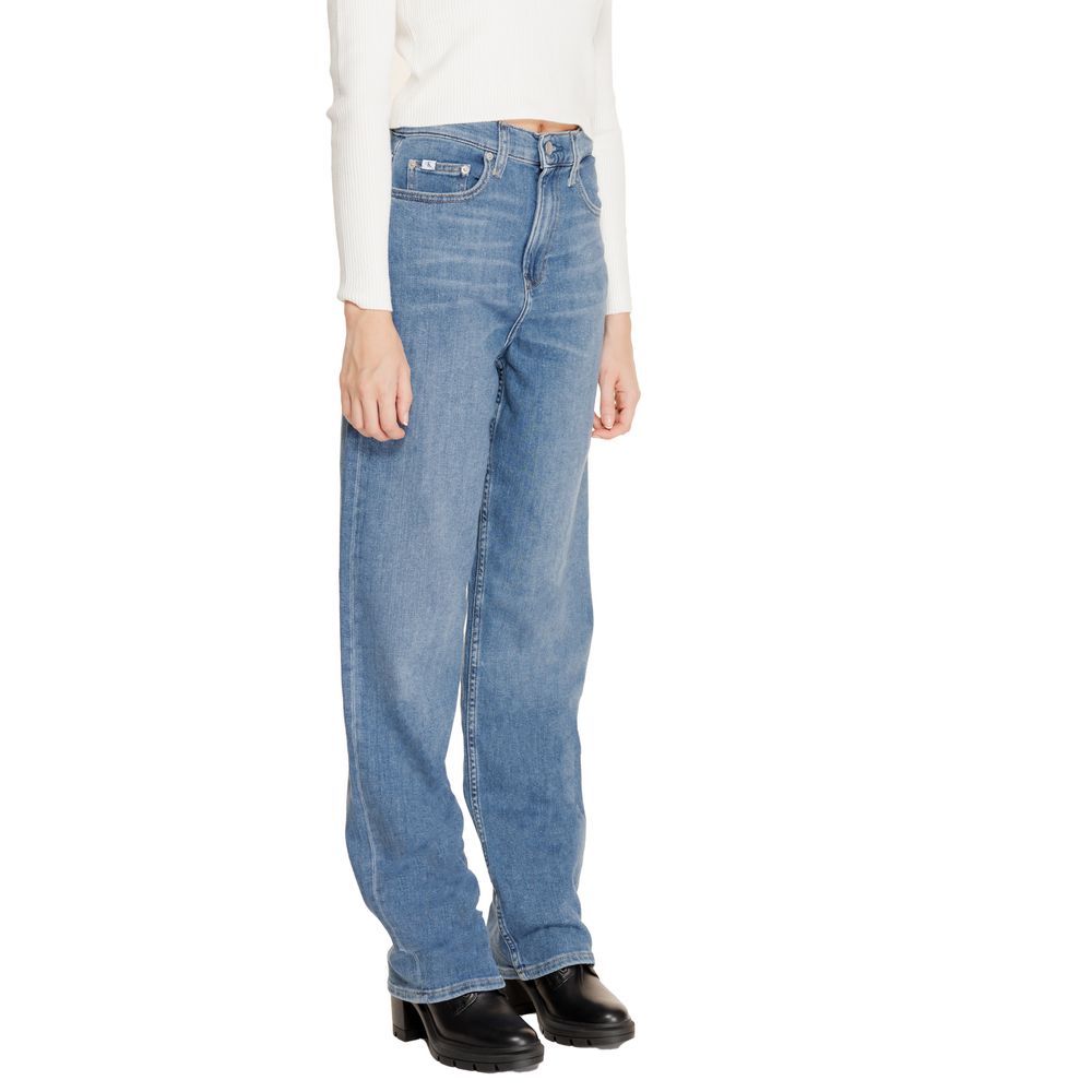 Calvin Klein Jeans Blue Cotton Relaxed Fit Jeans | Regal Royce