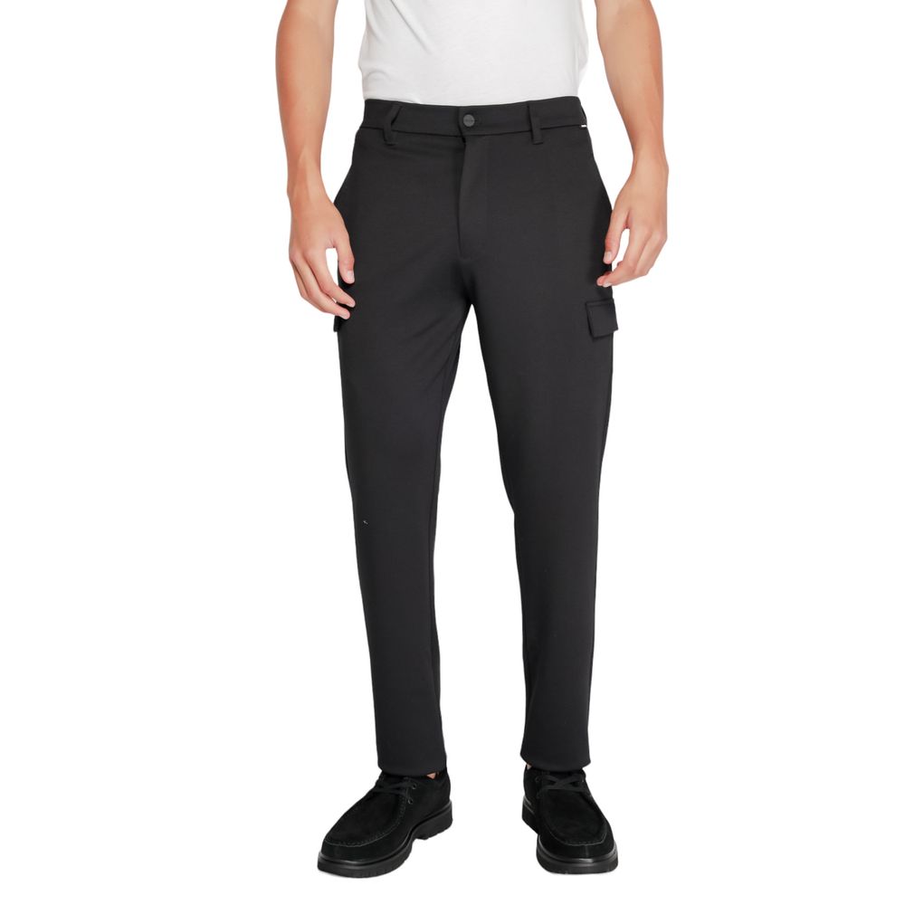 Calvin Klein Black Recycled Polyester Joggers (Workout Pants) | Regal Royce