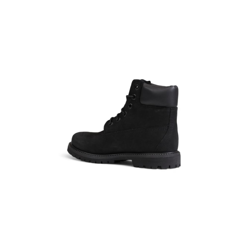 Timberland Black Recycled Leather Lace-Up Boots | Regal Royce