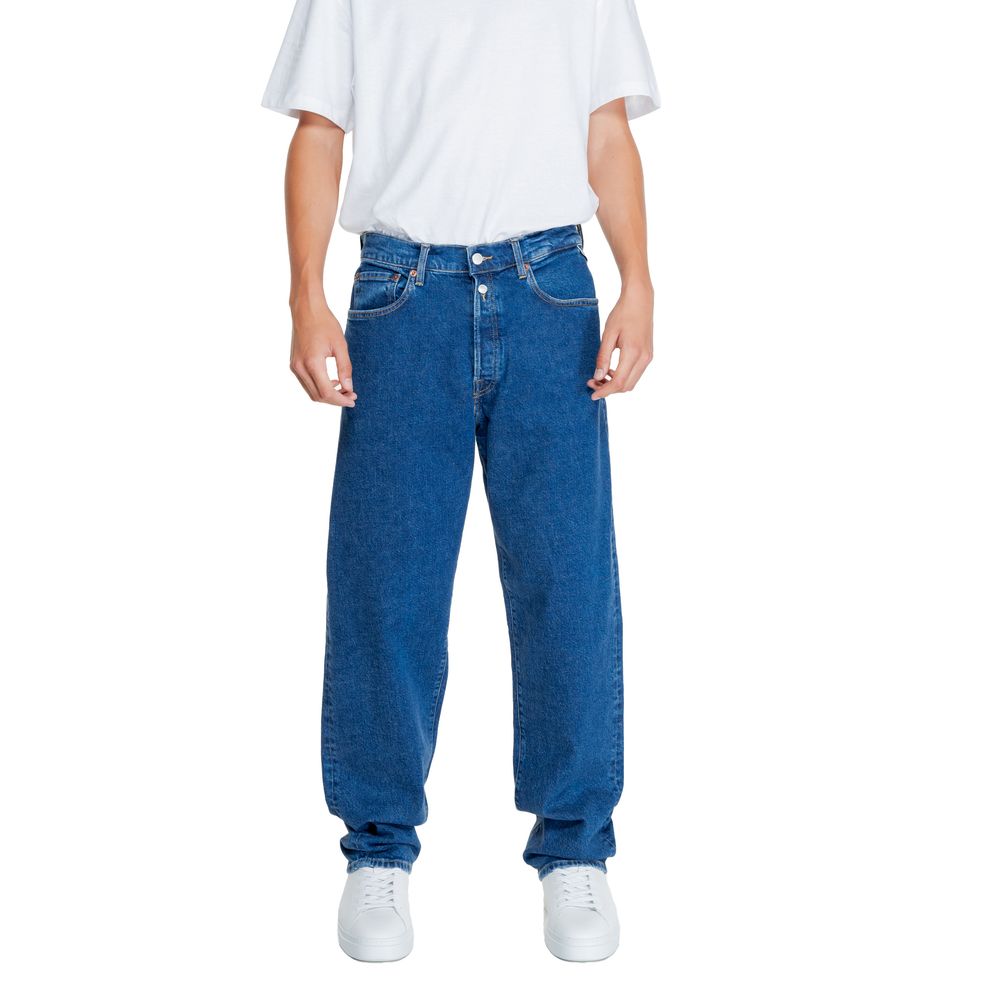 Replay Blue Cotton Relaxed Fit Jeans | Regal Royce