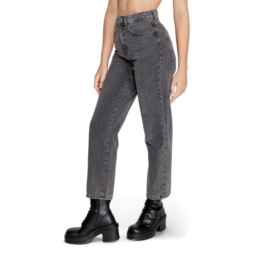 Only Gray Cotton Mom Jeans | Regal Royce