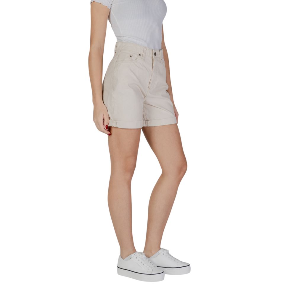 B.Young Beige Cotton Shorts | Regal Royce