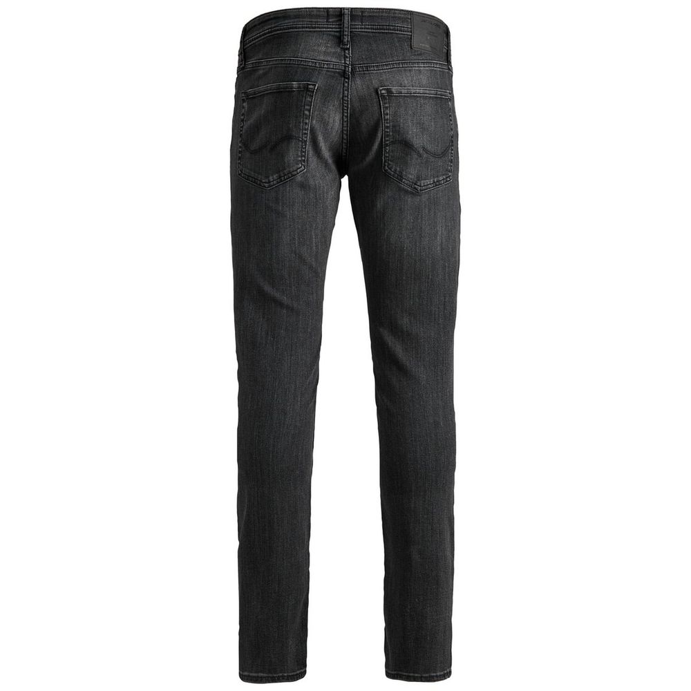 Jack Jones Black Organic Cotton Skinny Jeans | Regal Royce