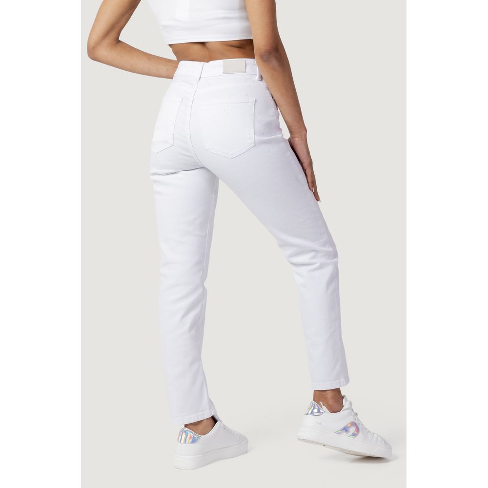 Only White Cotton Mom Jeans | Regal Royce