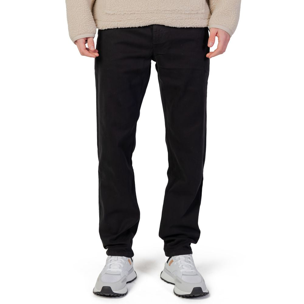 Hugo Boss Black Cotton Chino Pants | Regal Royce