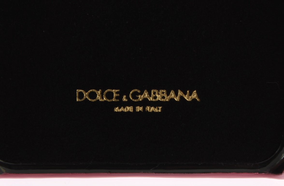 Dolce & Gabbana Pink Leather Heart Phone Cover | Regal Royce