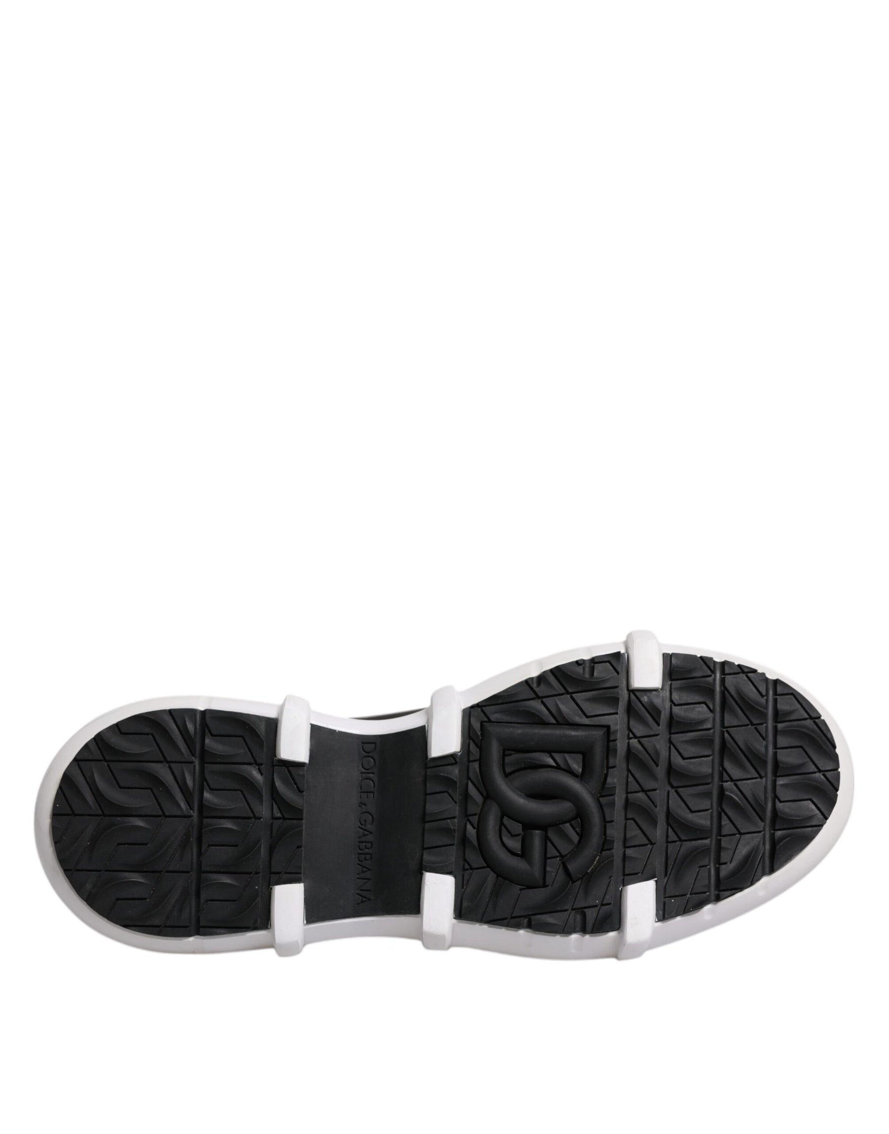 Dolce & Gabbana Black Nylon Galileo High Top Sneakers Shoes | Regal Royce