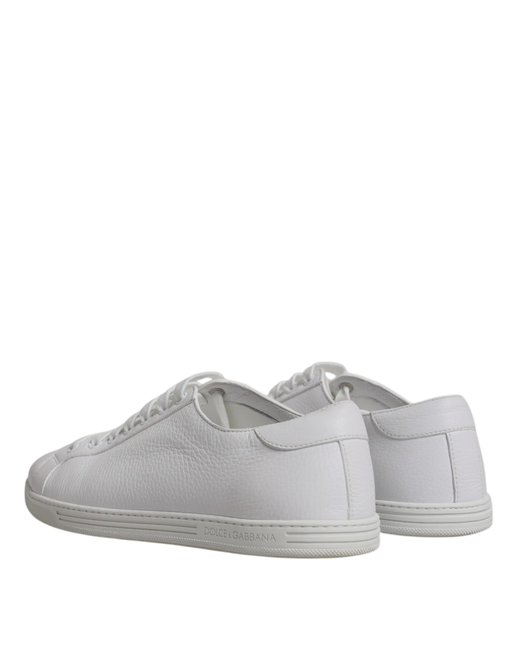 Dolce & Gabbana White Low Top Men Saint Tropez Sneakers Shoes | Regal Royce