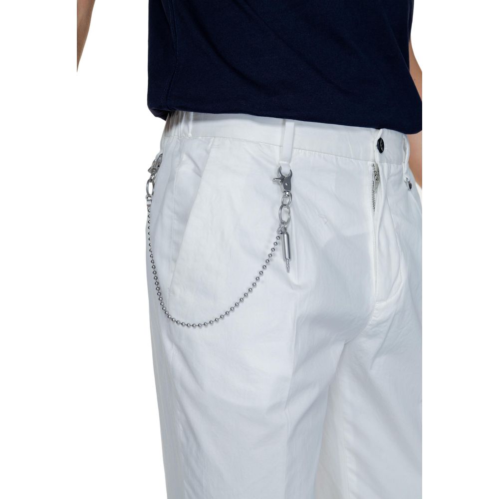 Antony Morato White Cotton Casual Pants | Regal Royce