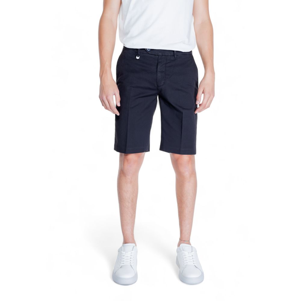 Antony Morato Black Cotton Bermuda Shorts | Regal Royce