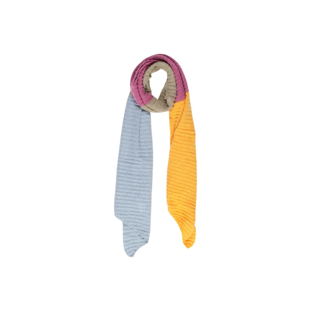 Pieces Bicolor Recycled Polyester Scarf | Regal Royce