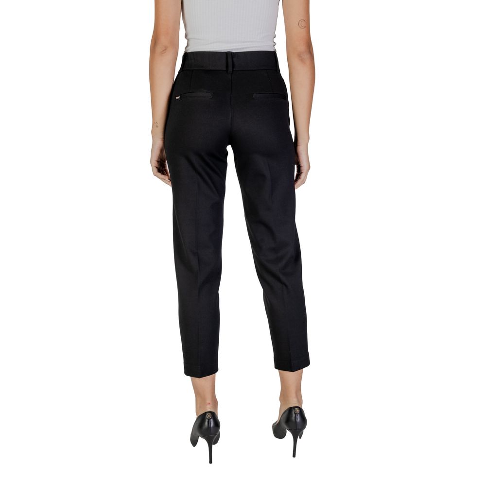 Street One Black Viscose Chino Pants