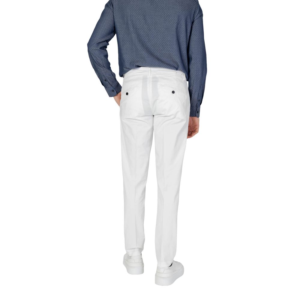 Antony Morato Beige Cotton Skinny Pants | Regal Royce