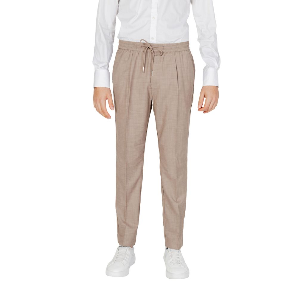 Antony Morato Beige Polyester Pant | Regal Royce