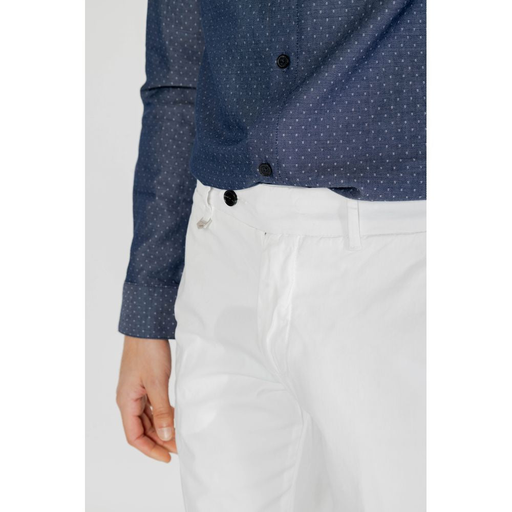 Antony Morato Beige Cotton Skinny Pants | Regal Royce