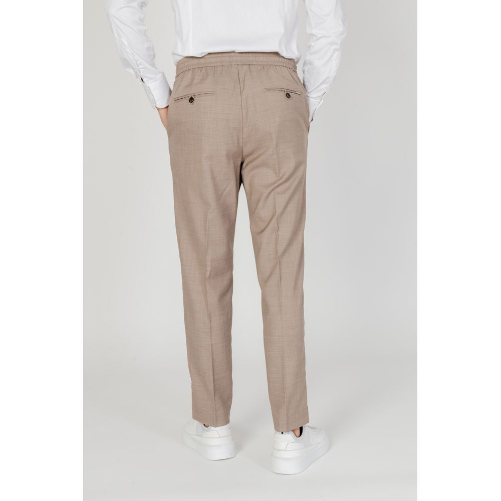 Antony Morato Beige Polyester Pant | Regal Royce