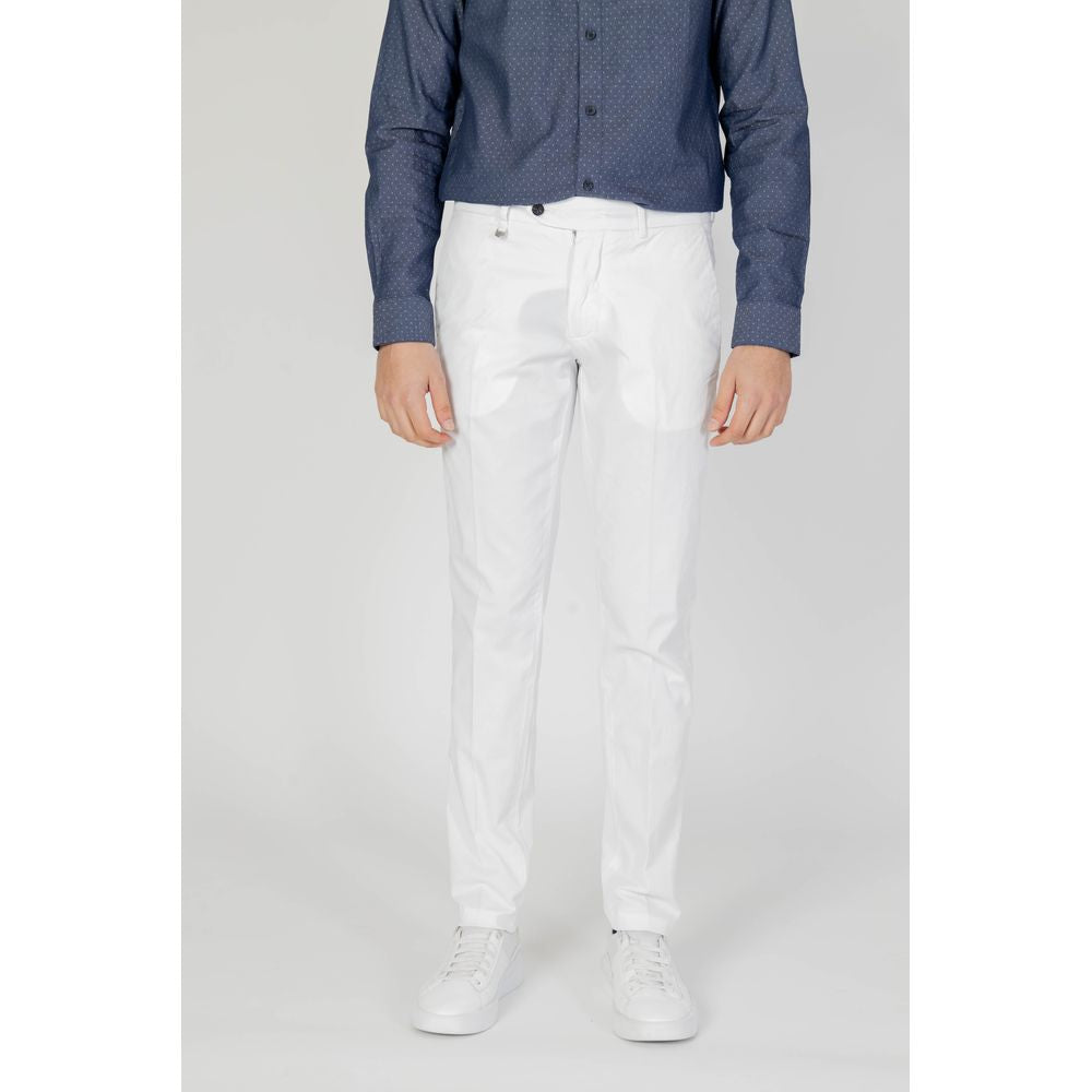Antony Morato Beige Cotton Skinny Pants | Regal Royce