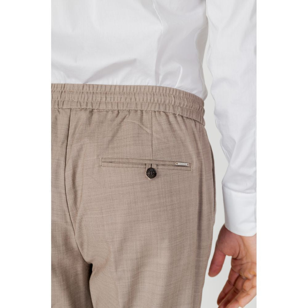 Antony Morato Beige Polyester Pant | Regal Royce