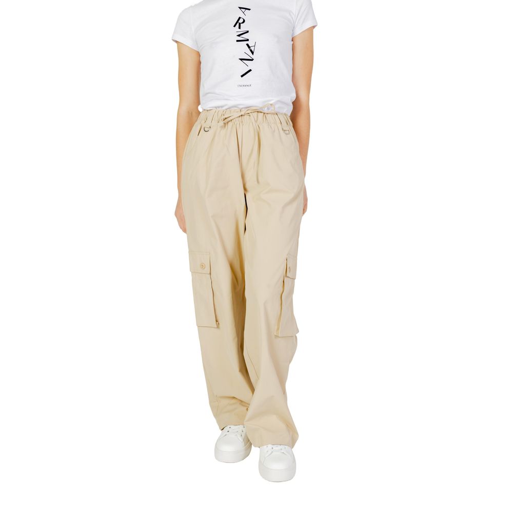 Only Beige Cotton Cargo Pants | Regal Royce