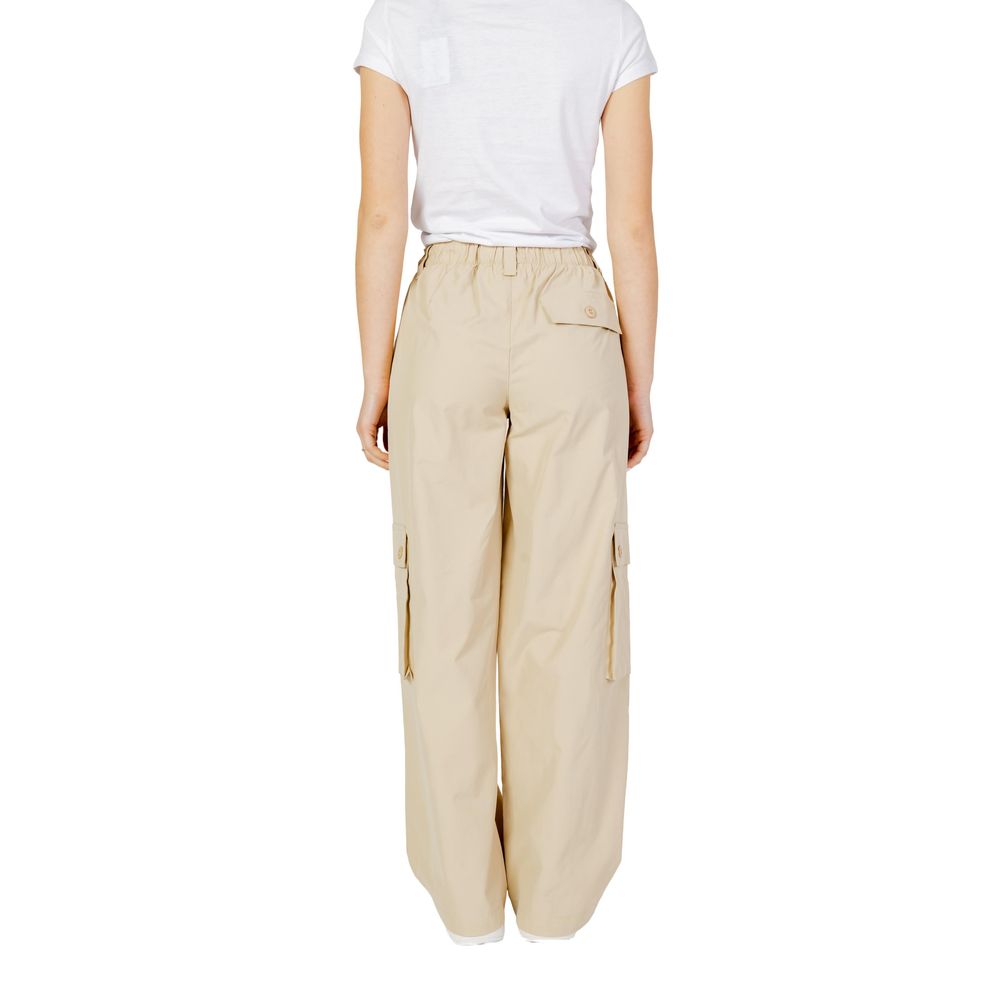 Only Beige Cotton Cargo Pants | Regal Royce