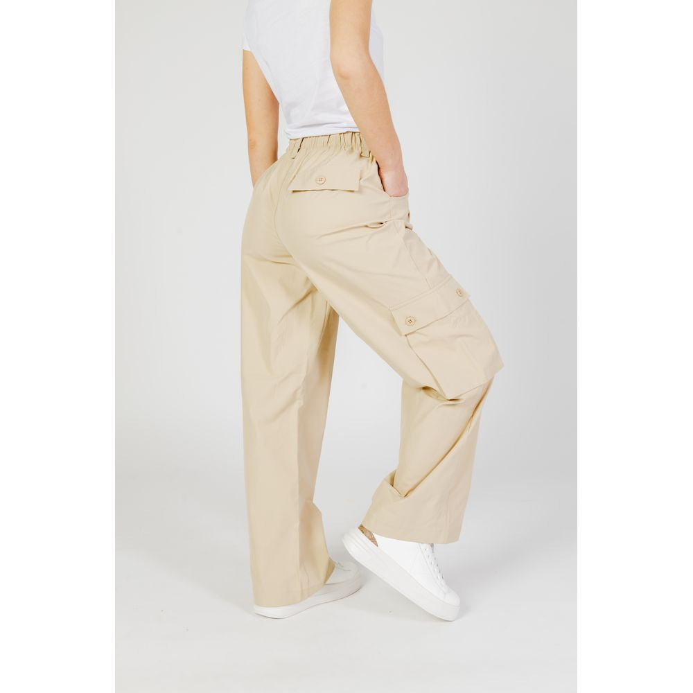 Only Beige Cotton Cargo Pants | Regal Royce