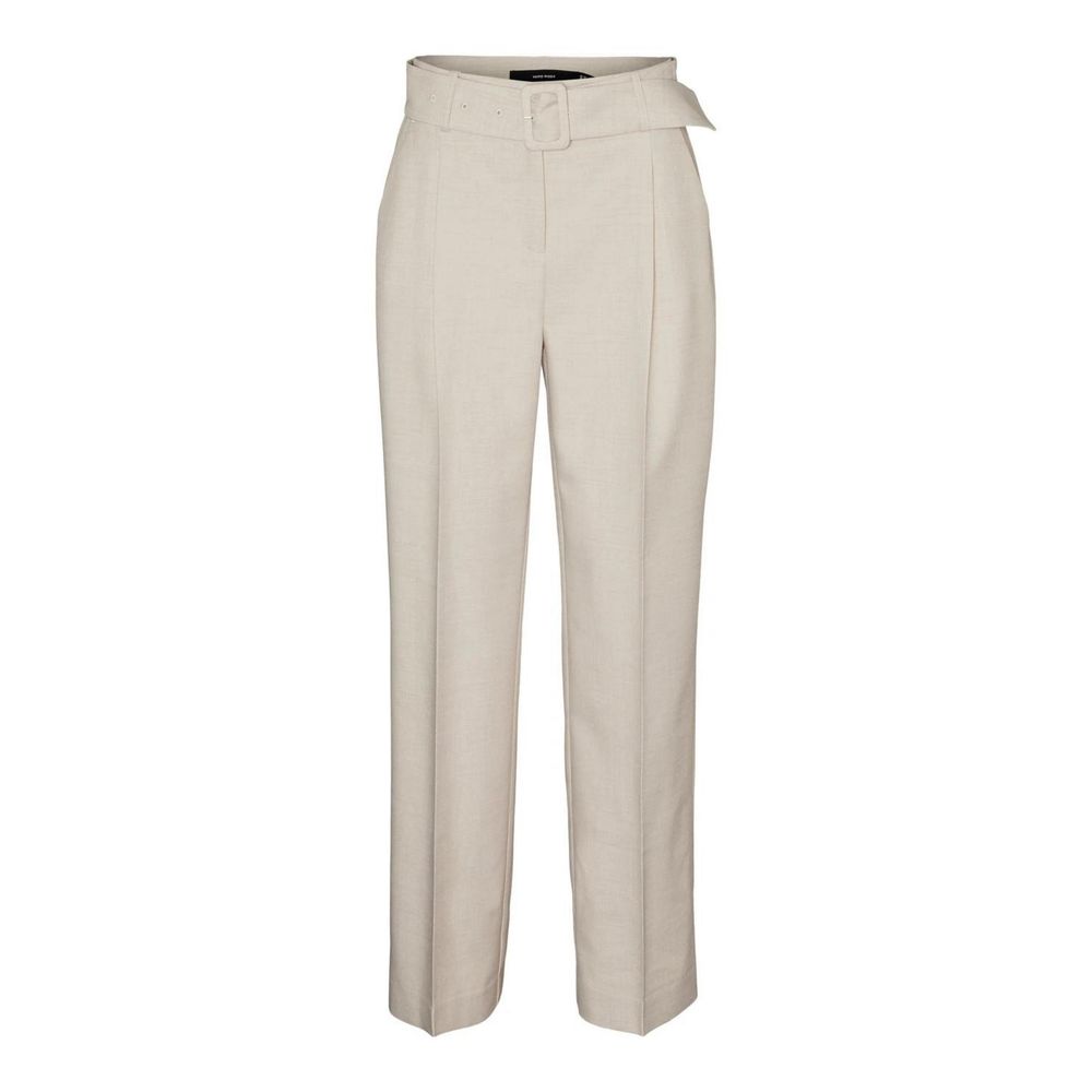 Vero Moda Gray Polyester Casual Pants | Regal Royce