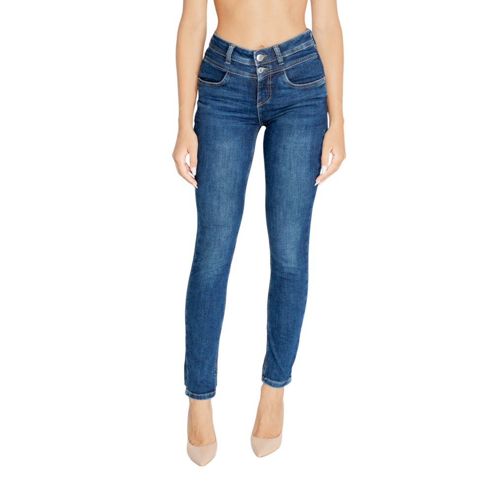Street One Blue Cotton Mom Jeans | Regal Royce