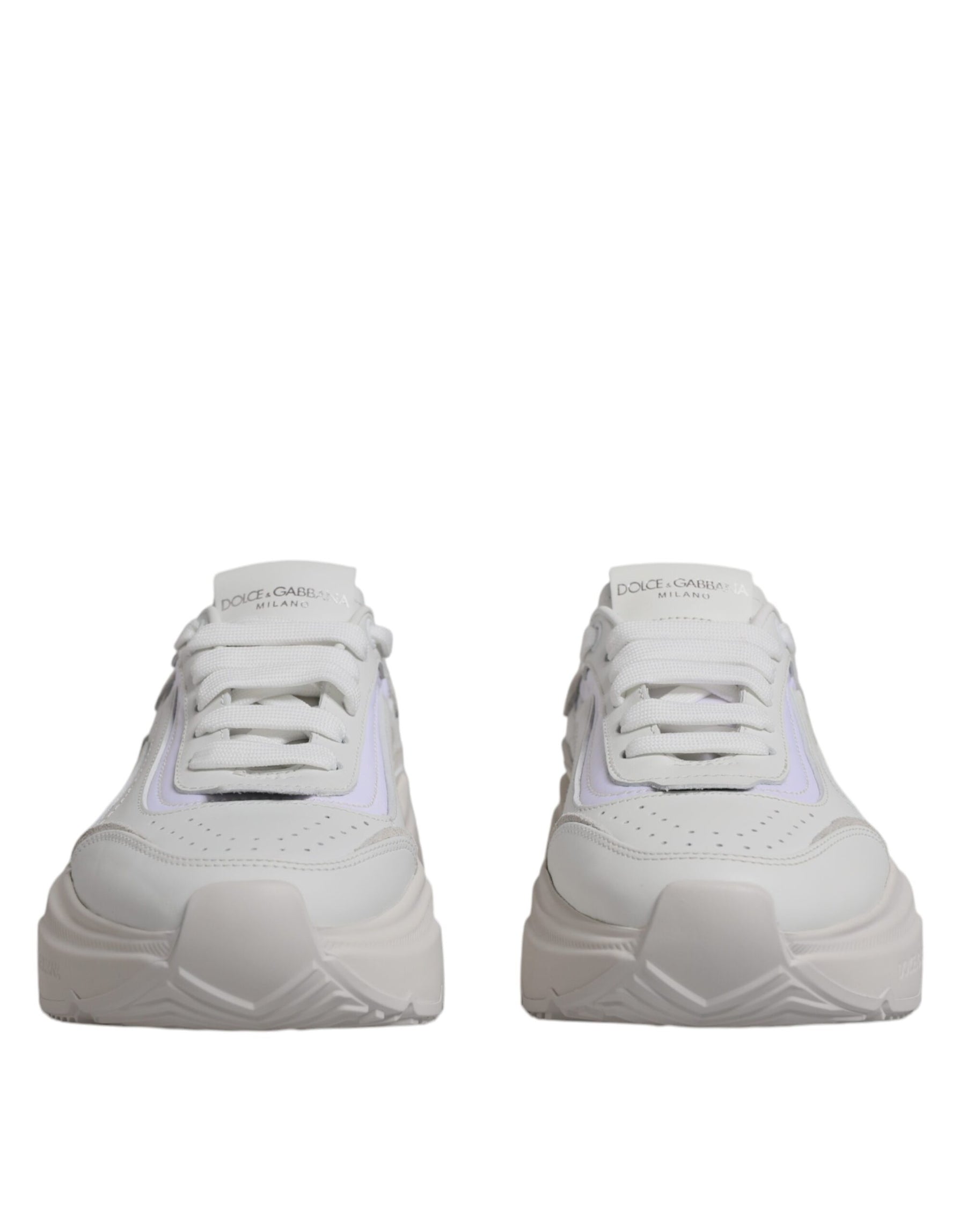 Dolce & Gabbana White Daymaster Low Top Sneakers Shoes | Regal Royce