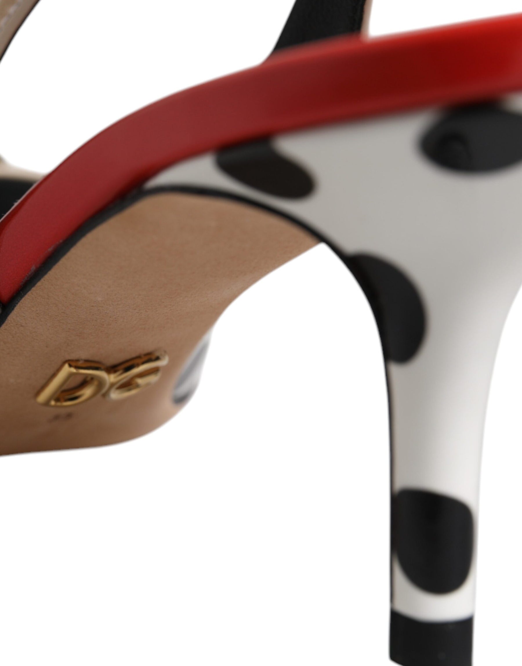 Dolce & Gabbana Multicolor Leather Crystal Heels Slingback Shoes | Regal Royce