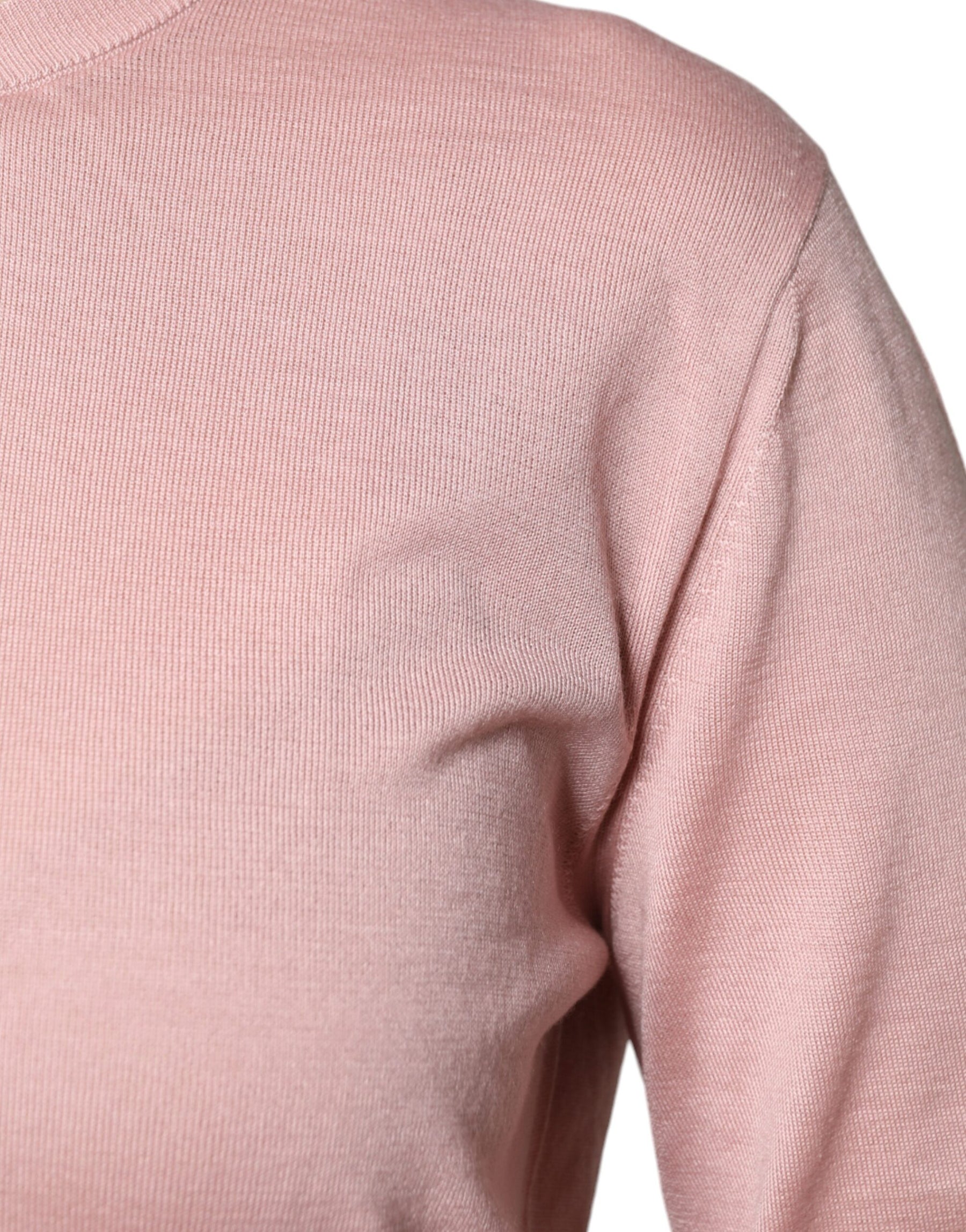 Dolce & Gabbana Pink Wool Knit Button Down Cardigan Sweater | Regal Royce