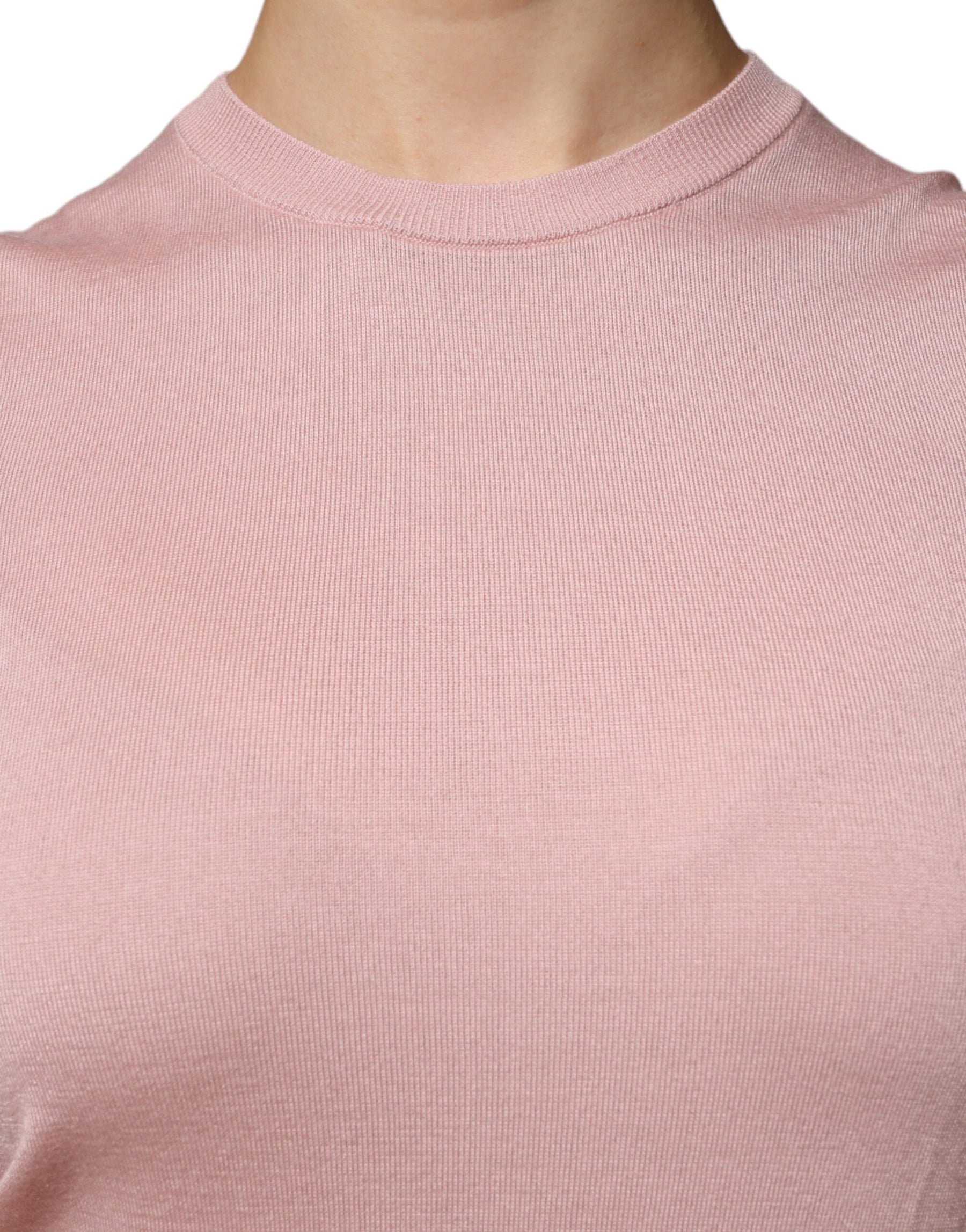 Dolce & Gabbana Pink Cashmere Knitted Sleeveless Tank Top | Regal Royce