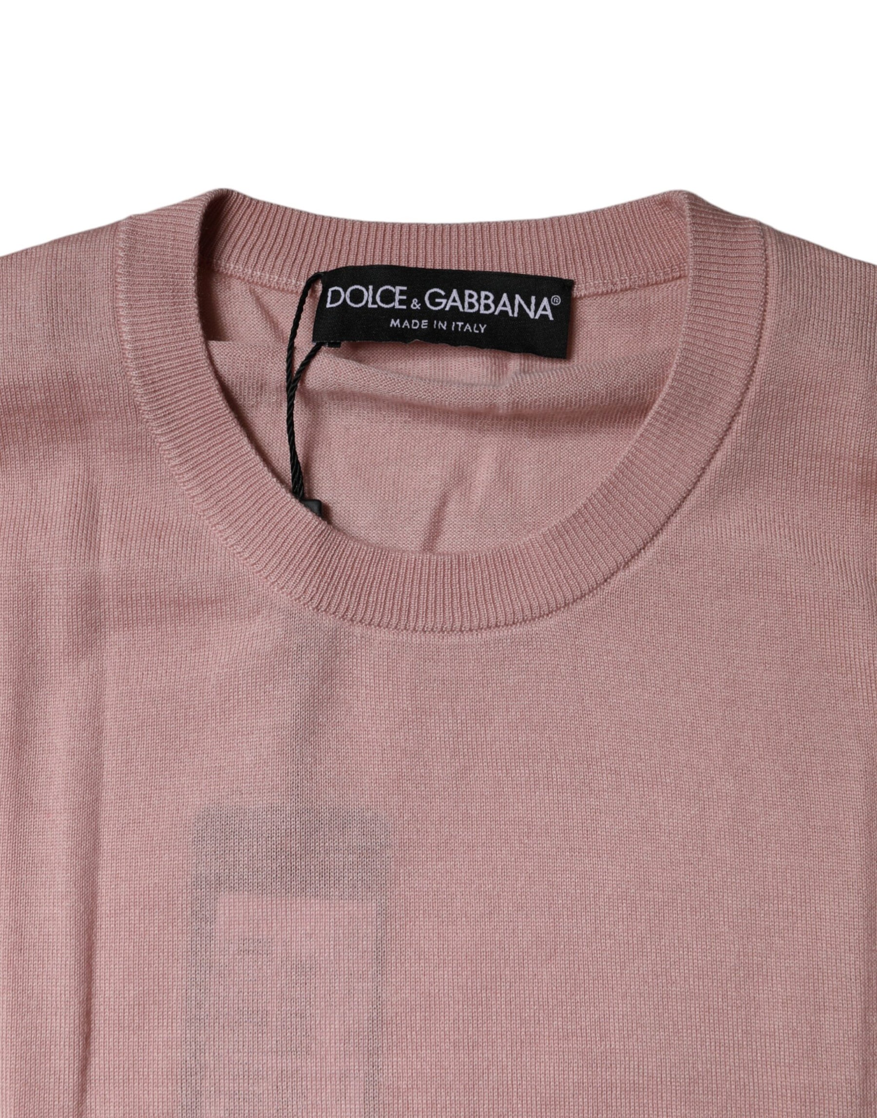 Dolce & Gabbana Pink Cashmere Knitted Sleeveless Tank Top | Regal Royce