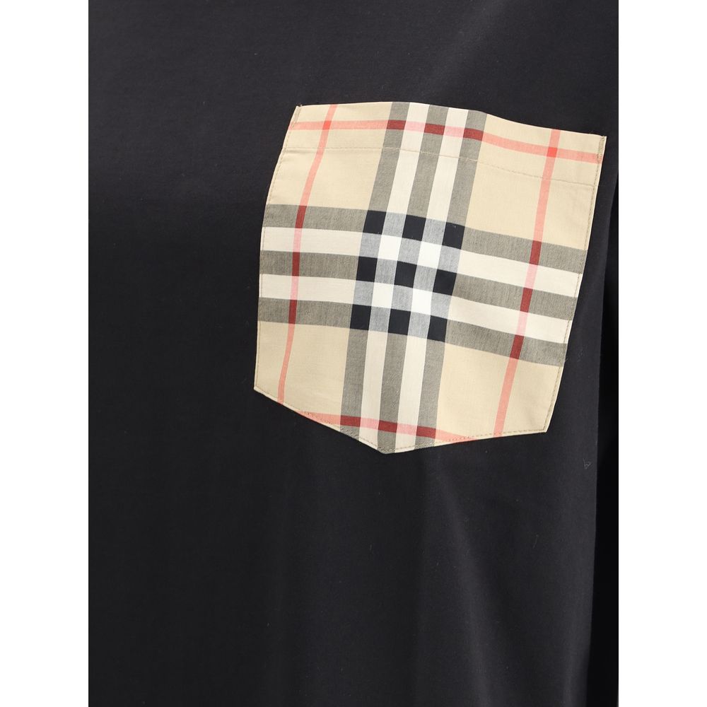 Burberry Black Cotton T-Shirt | Regal Royce