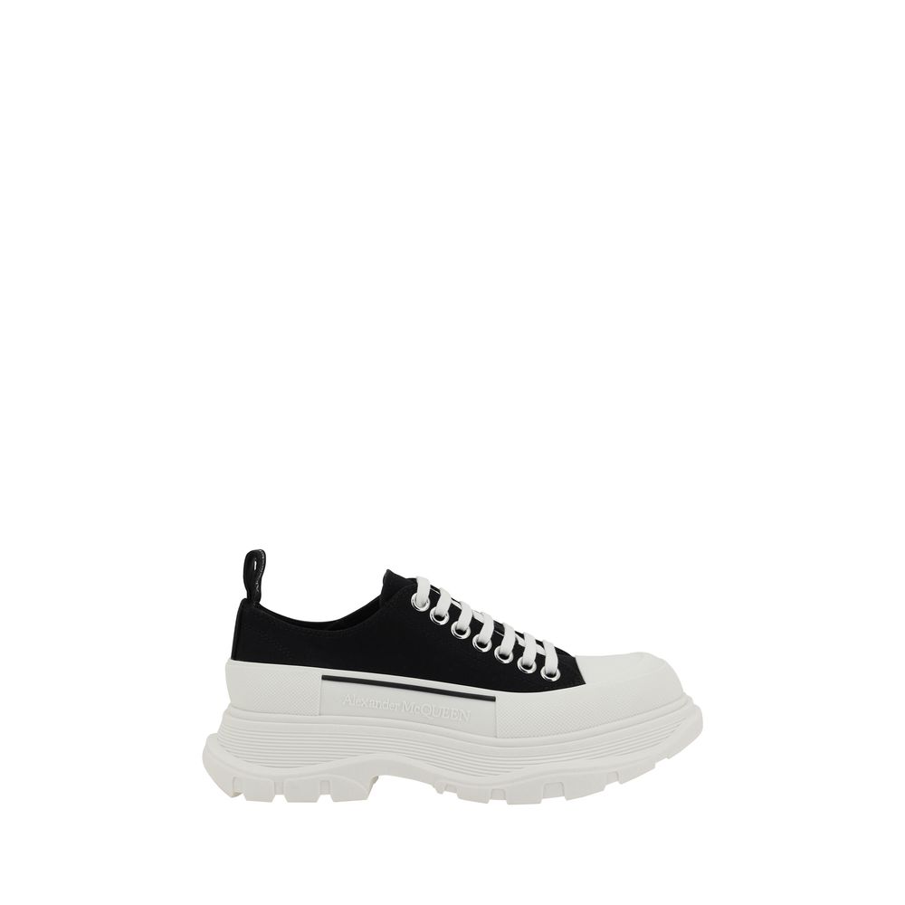 Alexander McQueen Black Rubber Chunky Sneakers | Regal Royce