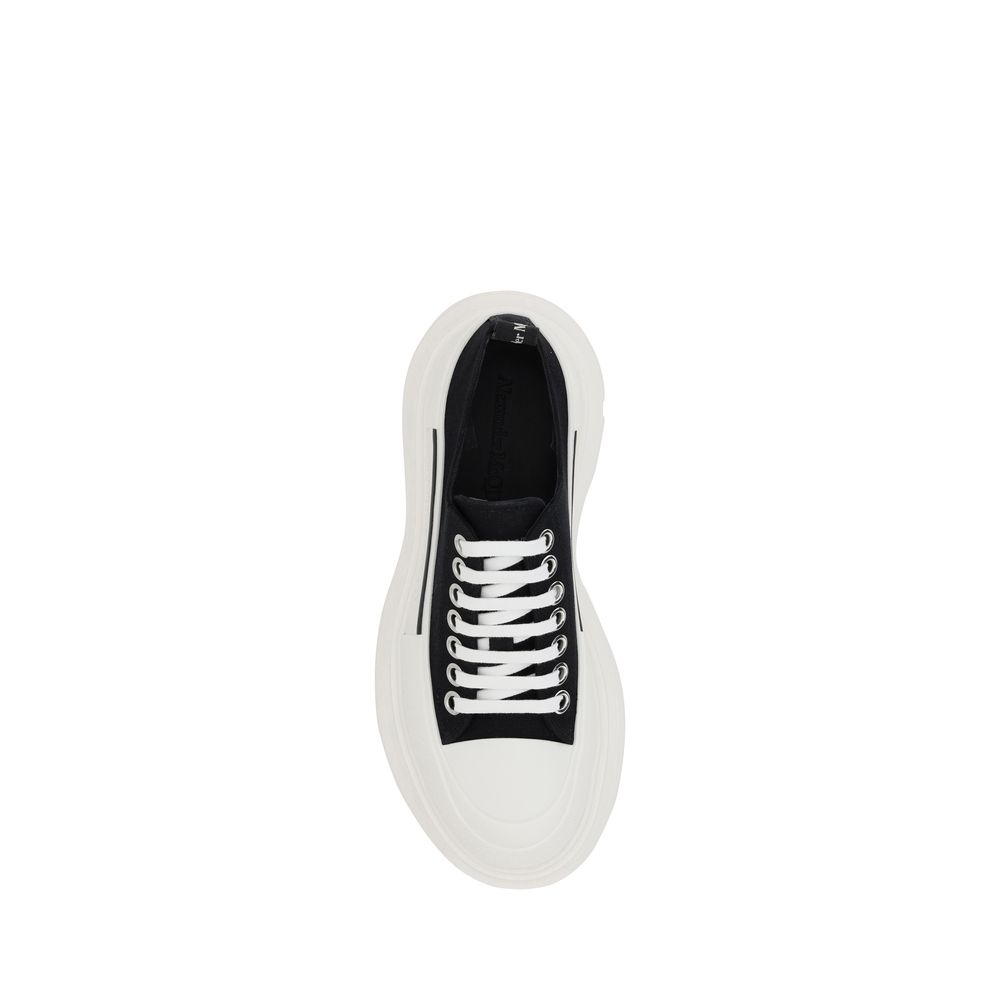 Alexander McQueen Black Rubber Chunky Sneakers | Regal Royce