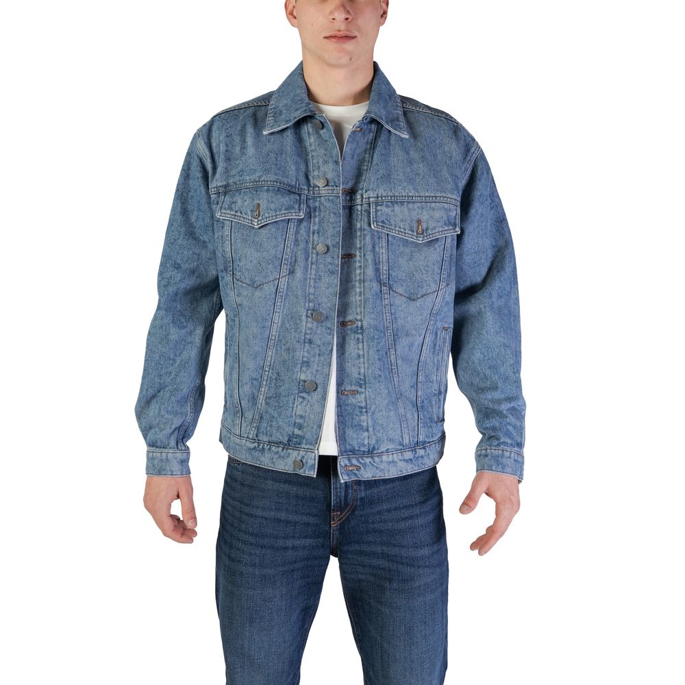 Hugo Boss Light Blue Cotton Denim Jacket | Regal Royce