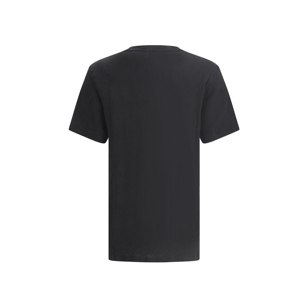 Marant Etoile Black Linen T-Shirt | Regal Royce
