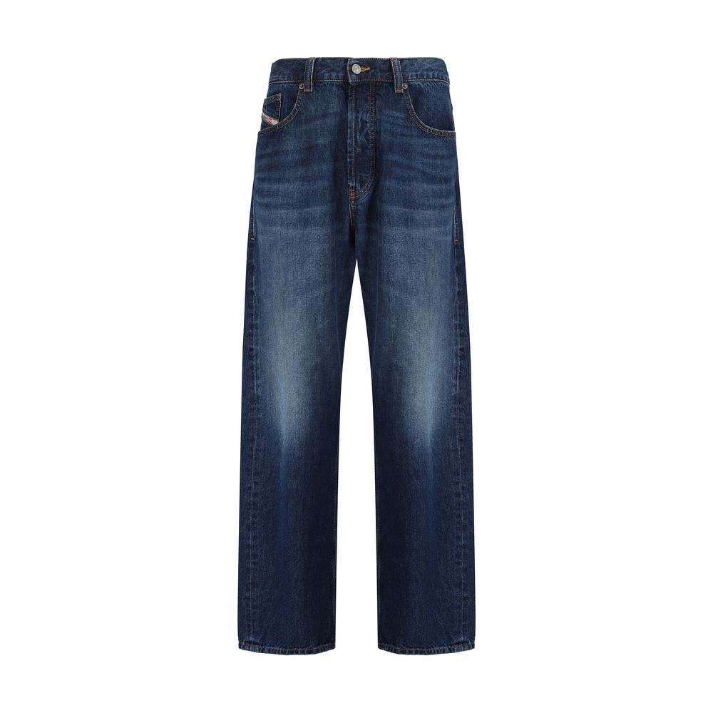 Diesel Blue Cotton Relaxed Fit Jeans | Regal Royce