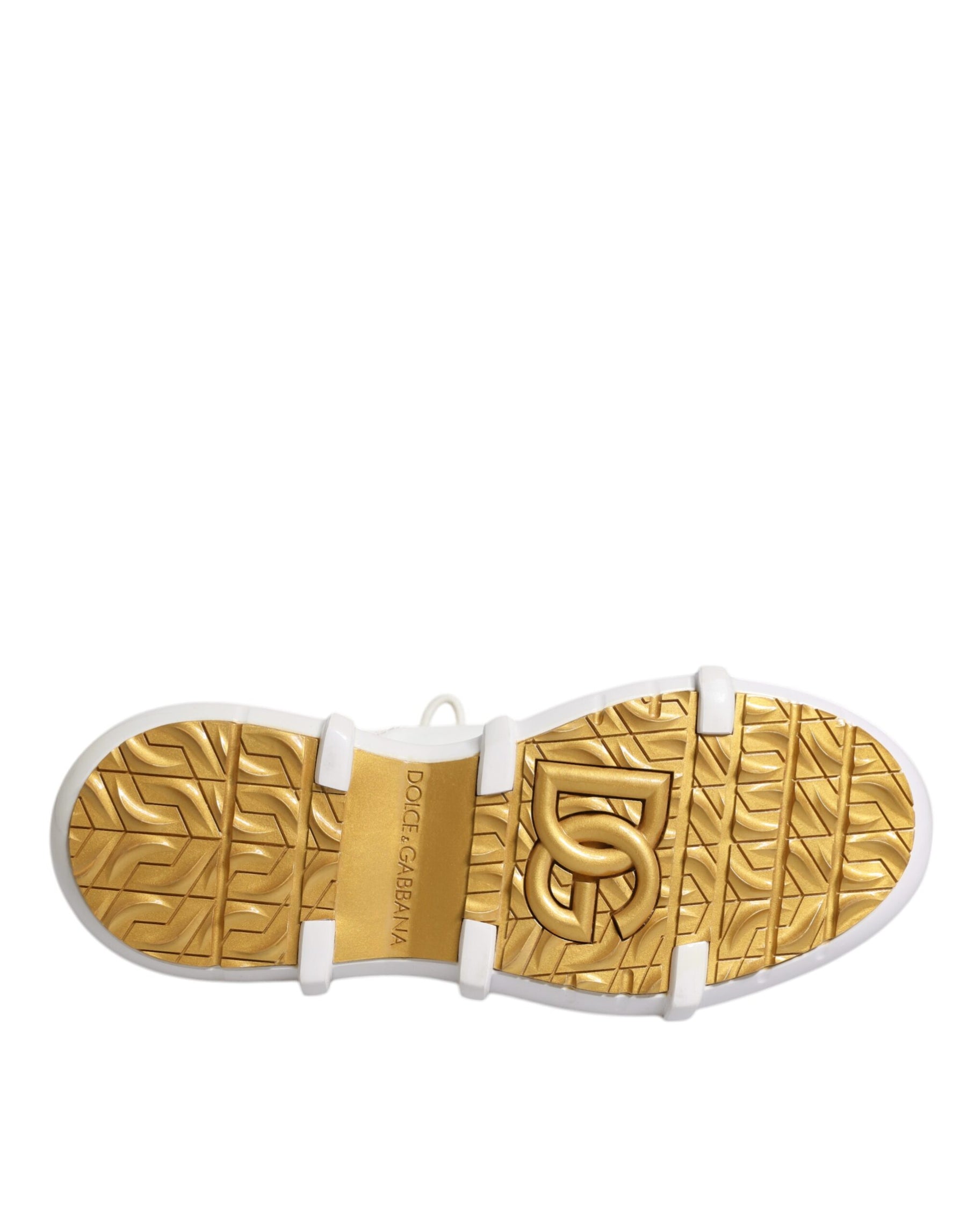 Dolce & Gabbana White Nylon Galileo High Top Sneakers Shoes | Regal Royce