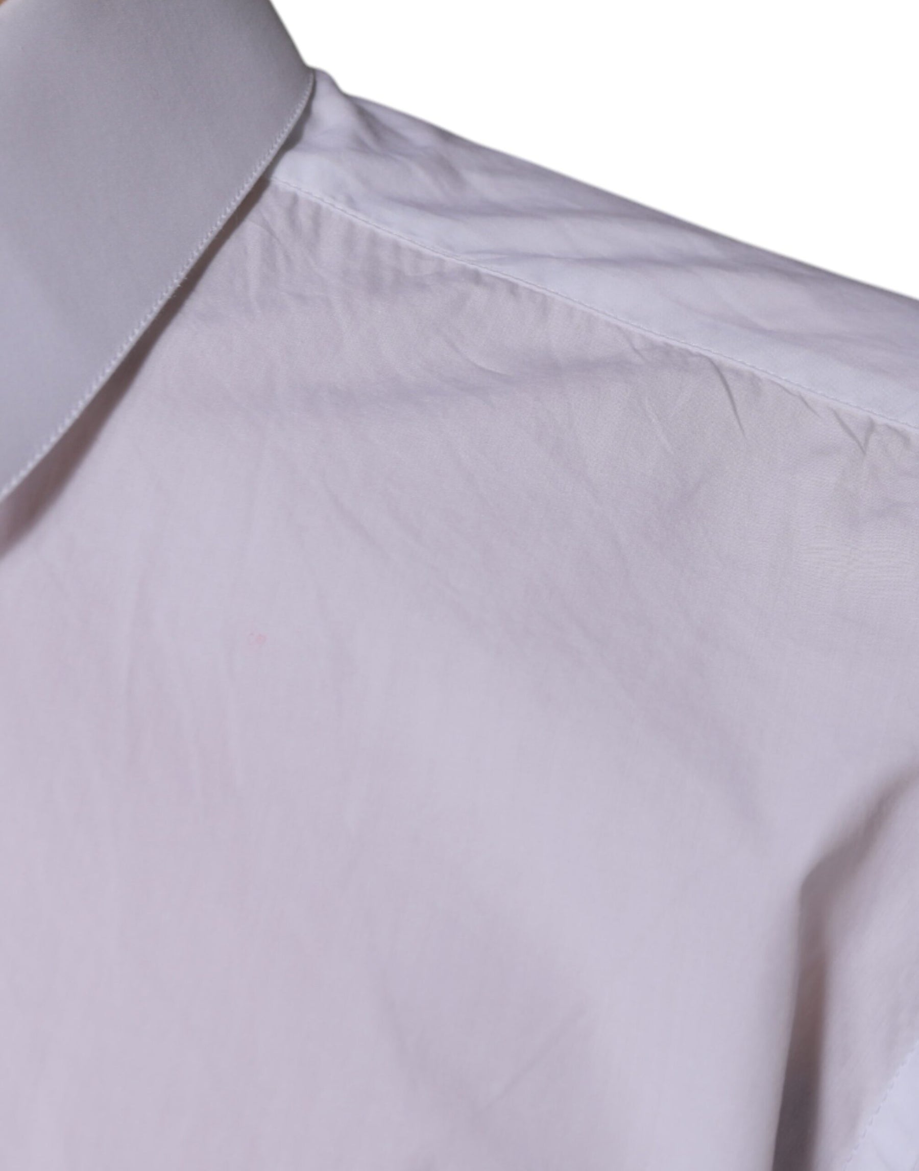 Dolce & Gabbana White Cotton Slim Fit MARTINI Dress Shirt | Regal Royce