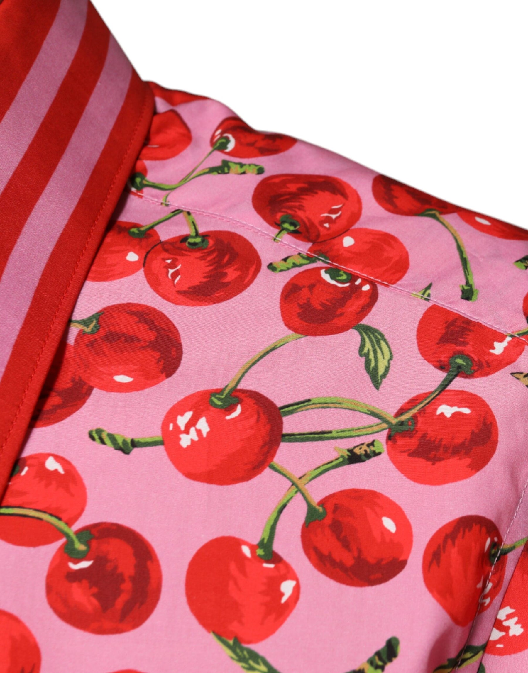 Dolce & Gabbana Pink Cherry Cotton Formal MARTINI Dress Shirt | Regal Royce