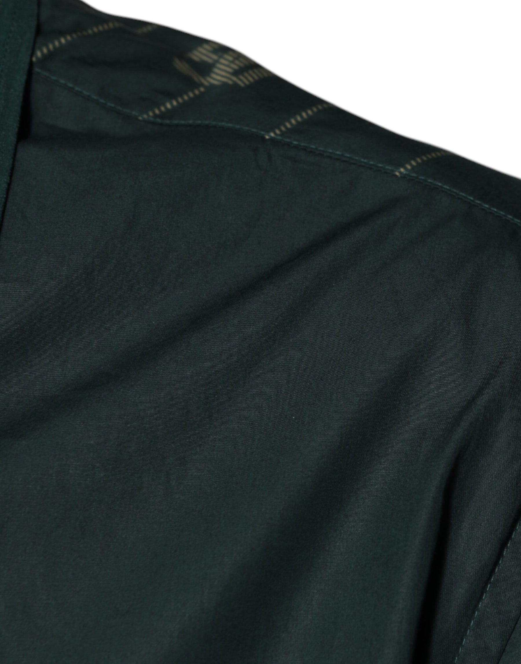 Dolce & Gabbana Green Logo Long Sleeve MARTINI Casual Shirt | Regal Royce