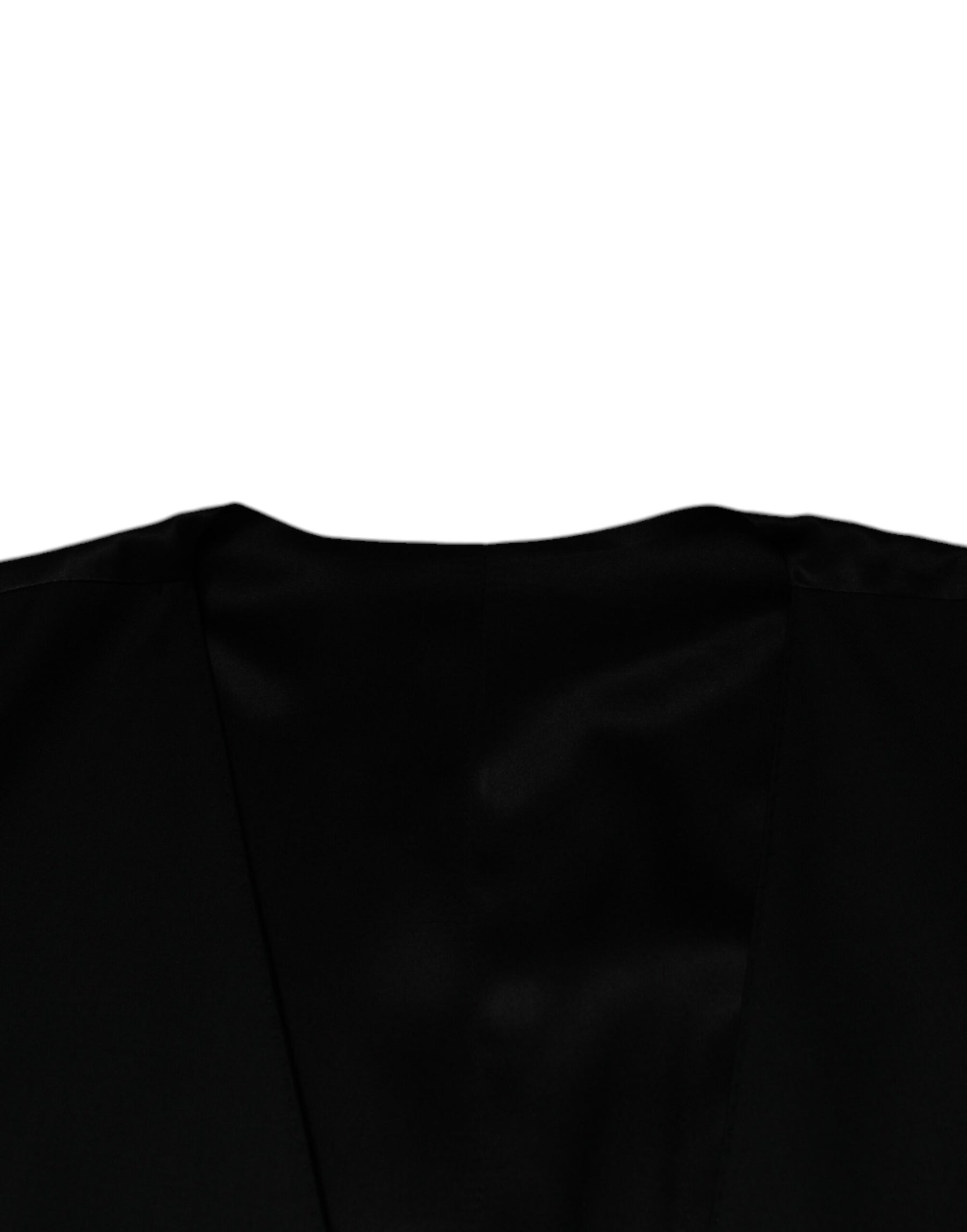 Dolce & Gabbana Black Wool Formal Dress Men Waistcoat Vest | Regal Royce