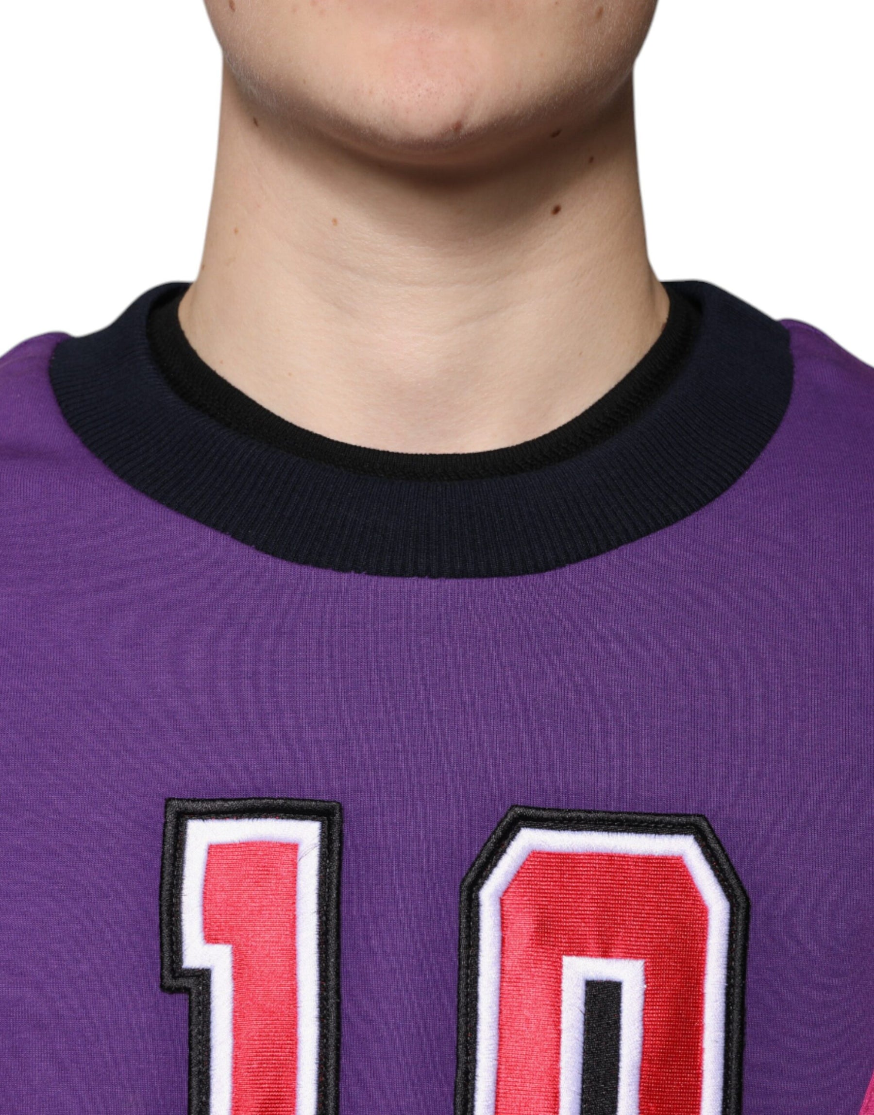 Dolce & Gabbana Multicolor Crew Neck Men Sweatshirt Sweater | Regal Royce