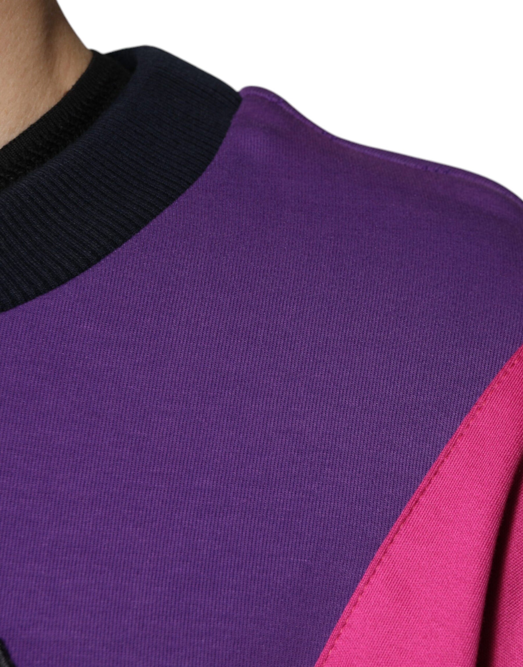 Dolce & Gabbana Multicolor Crew Neck Men Sweatshirt Sweater | Regal Royce