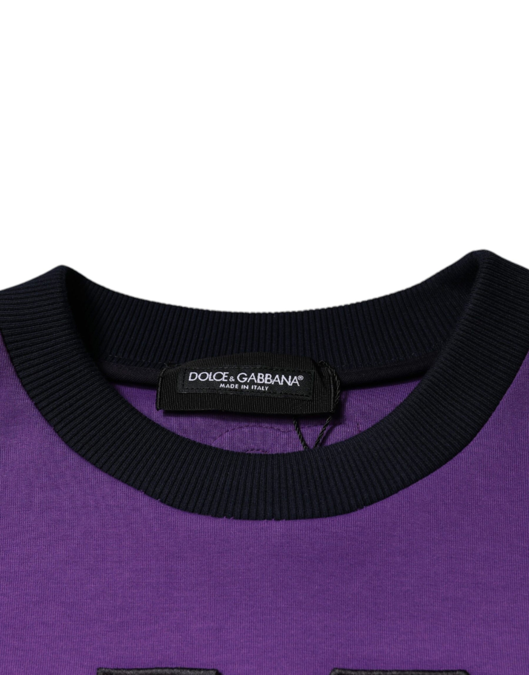 Dolce & Gabbana Multicolor Crew Neck Men Sweatshirt Sweater | Regal Royce